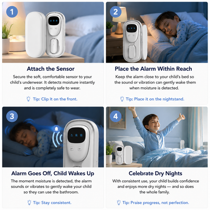 Wireless Bedwetting Pee Alarm for Kids