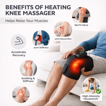 3-in-1 Cordless Heated Massager For Joint Relief