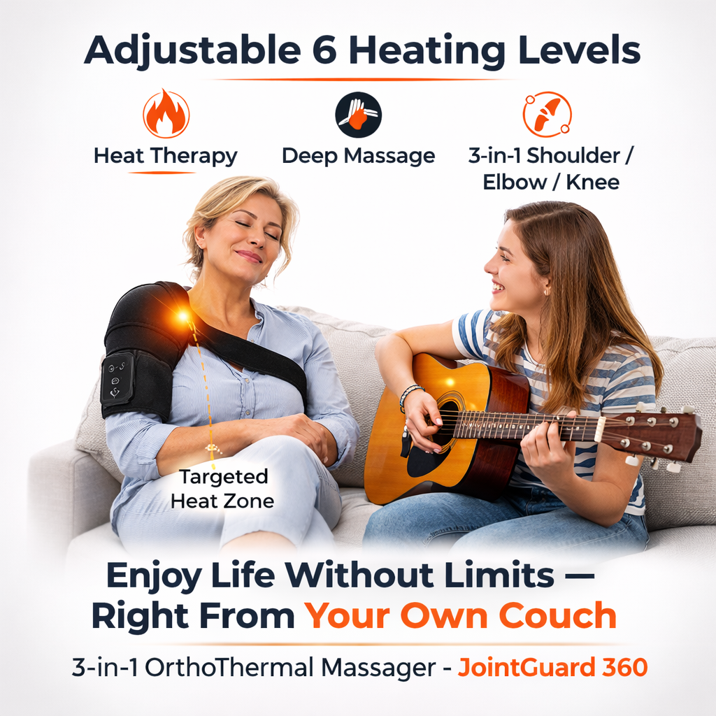 3-in-1 Cordless Heated Massager For Joint Relief