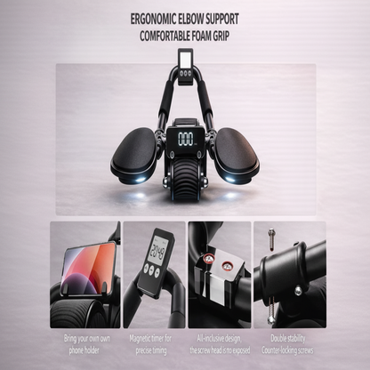 CoreCount Pro – Ab Wheel Core Muscles Trainer