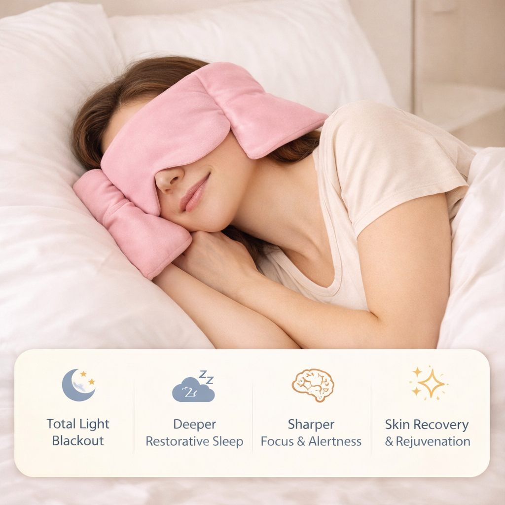 Gravity Reset – Weighted Blackout Sleeping Mask