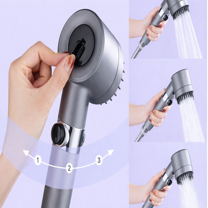 HydroPulse Premium – Filtered Shower Head For Spa Comfort