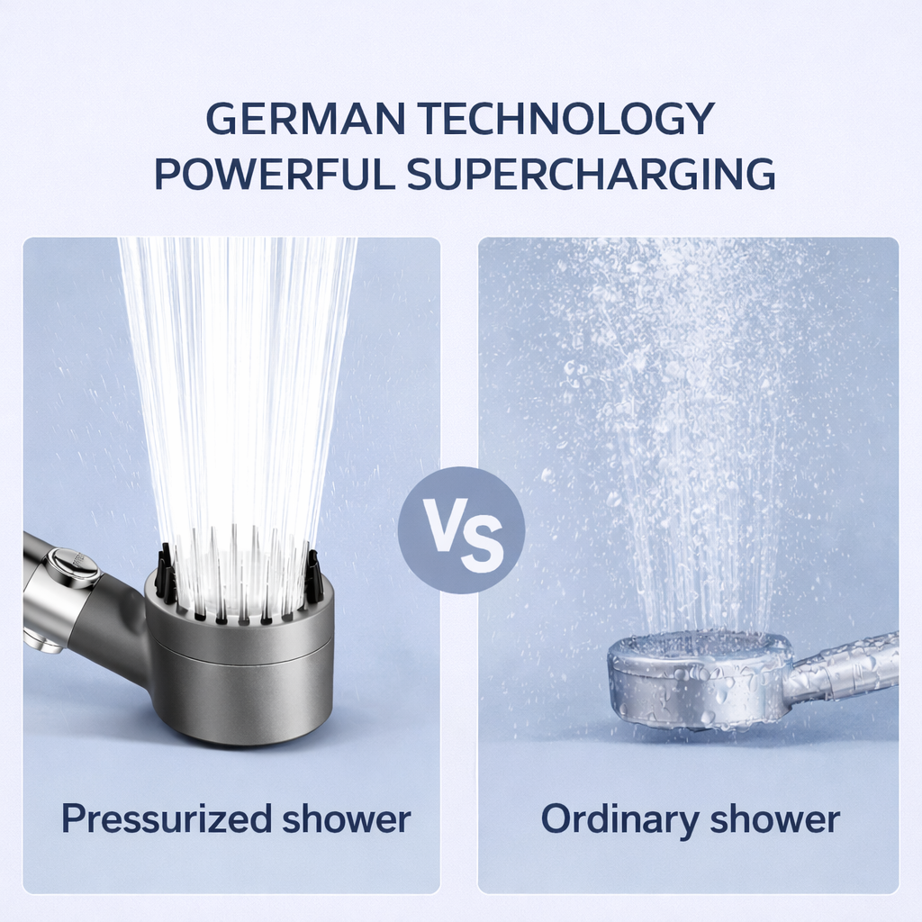 HydroPulse Premium – Filtered Shower Head For Spa Comfort