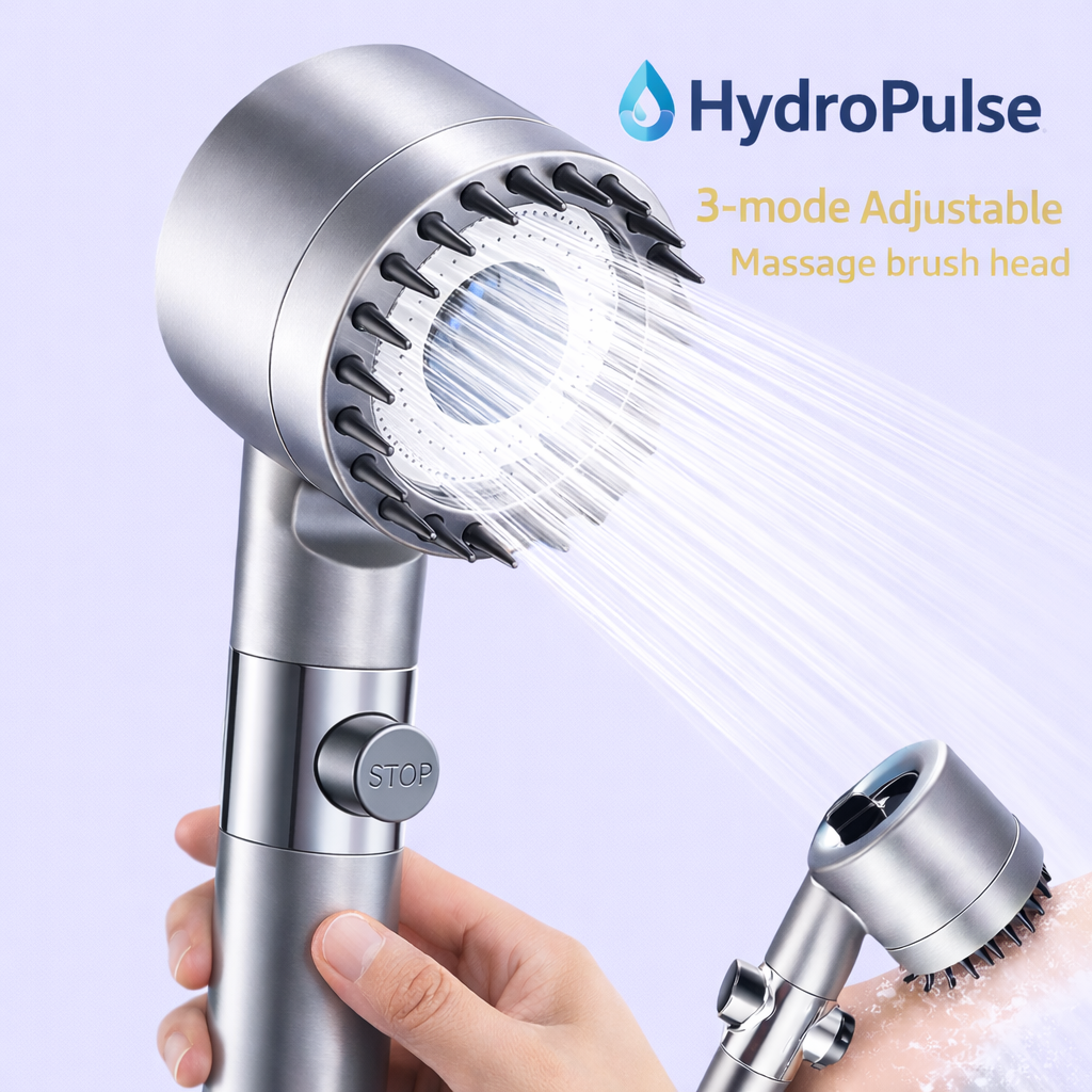 HydroPulse Premium – Filtered Shower Head For Spa Comfort