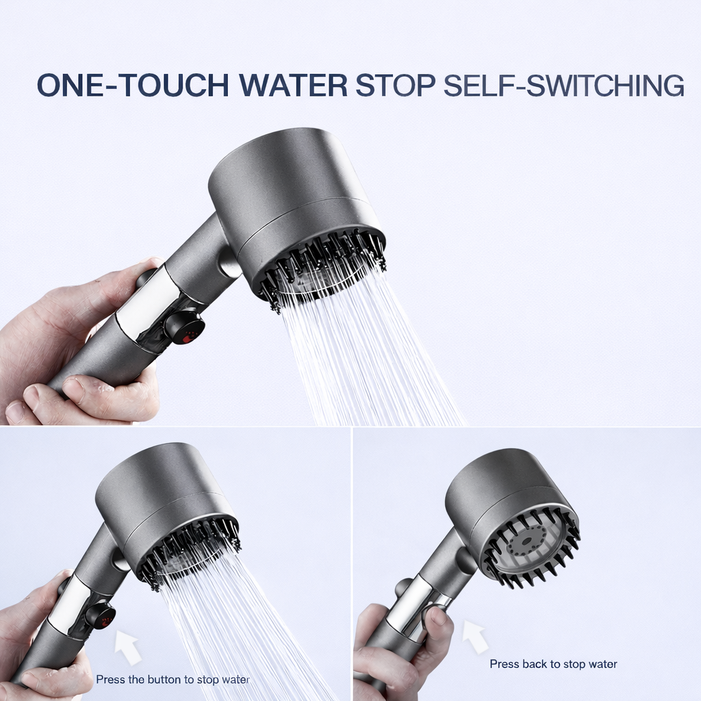 HydroPulse Premium – Filtered Shower Head For Spa Comfort