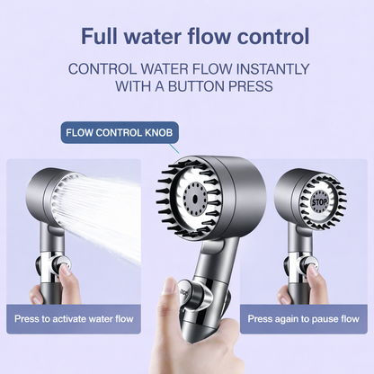 HydroPulse Premium – Filtered Shower Head For Spa Comfort