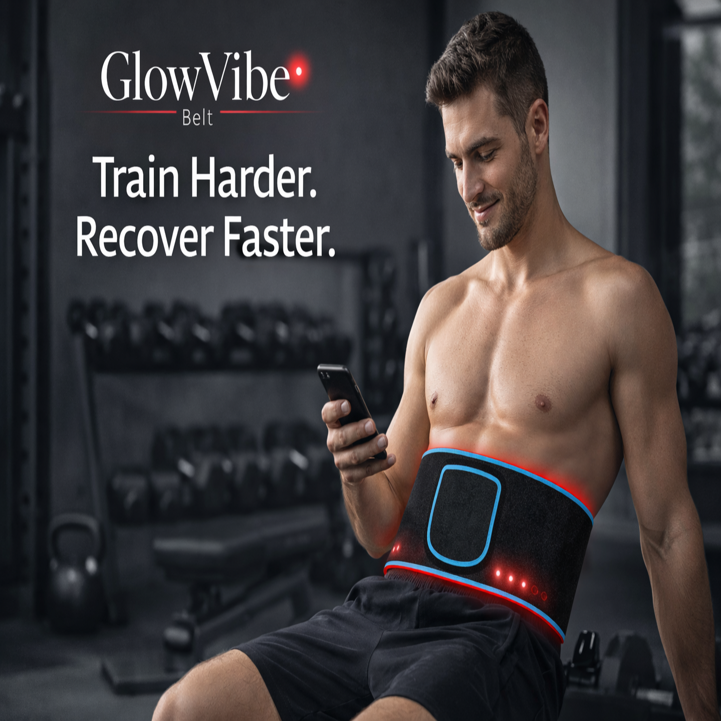 GlowVibe Infrared Red Light Therapy Belt For Recovery