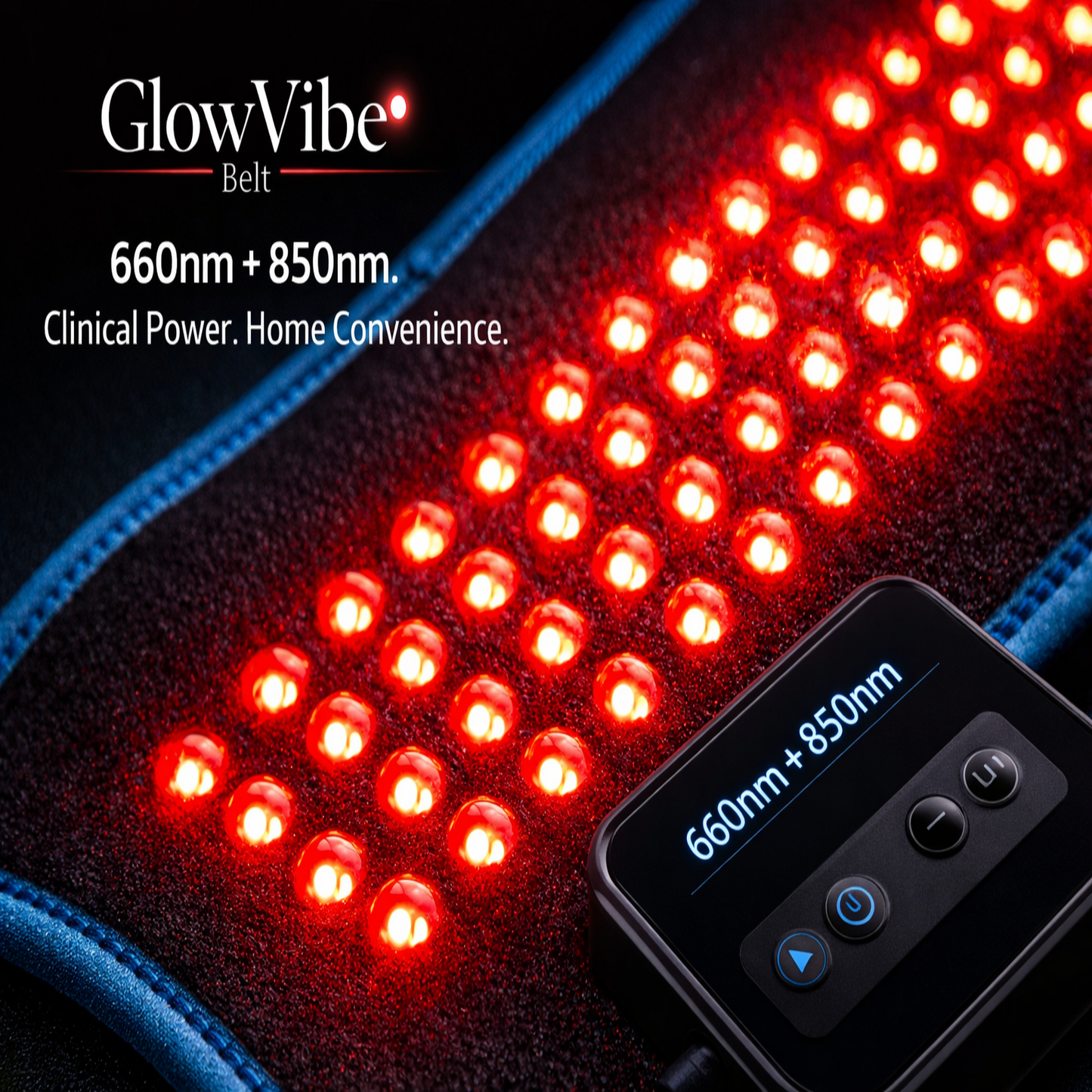 GlowVibe Infrared Red Light Therapy Belt For Recovery