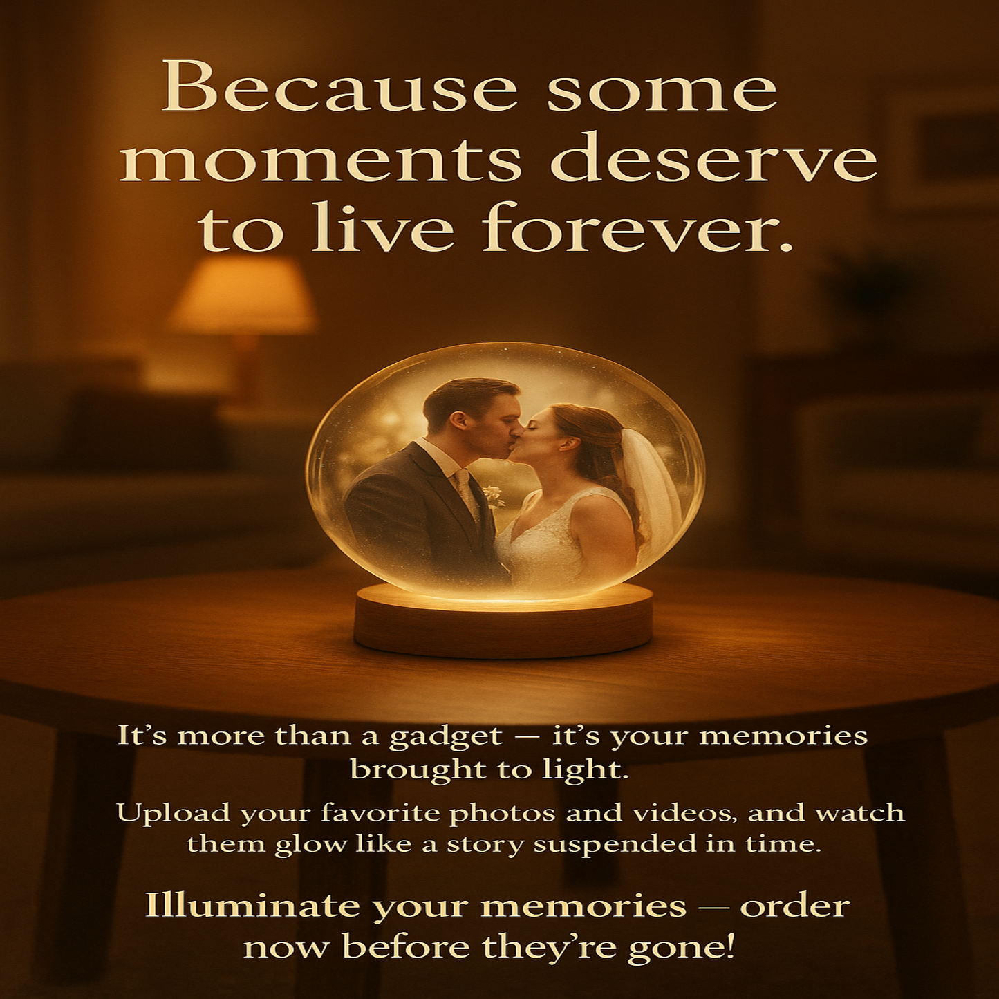 EverMem – Personalized Memory Lamp With 3D Photo