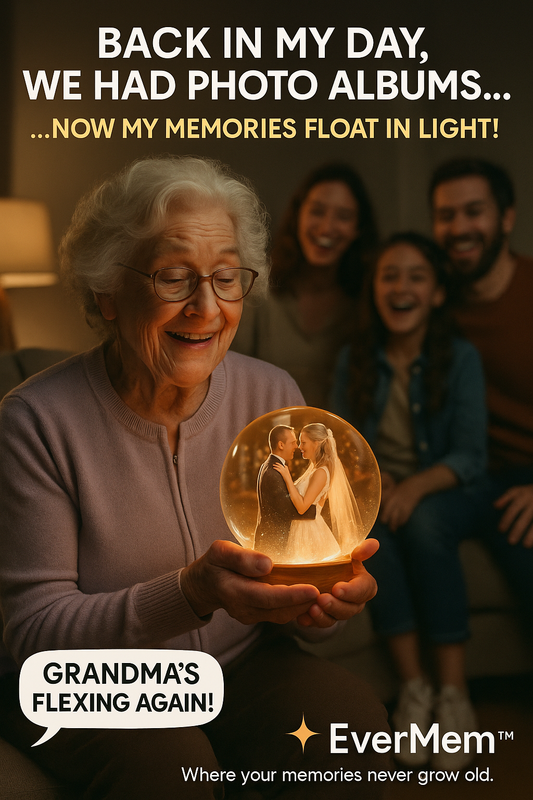 EverMem™ Crystal Ball – 3D Video Memory Display Lamp