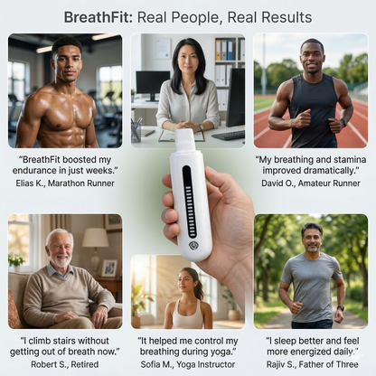 Train Daily With BreathFit Breathing Exercise Device