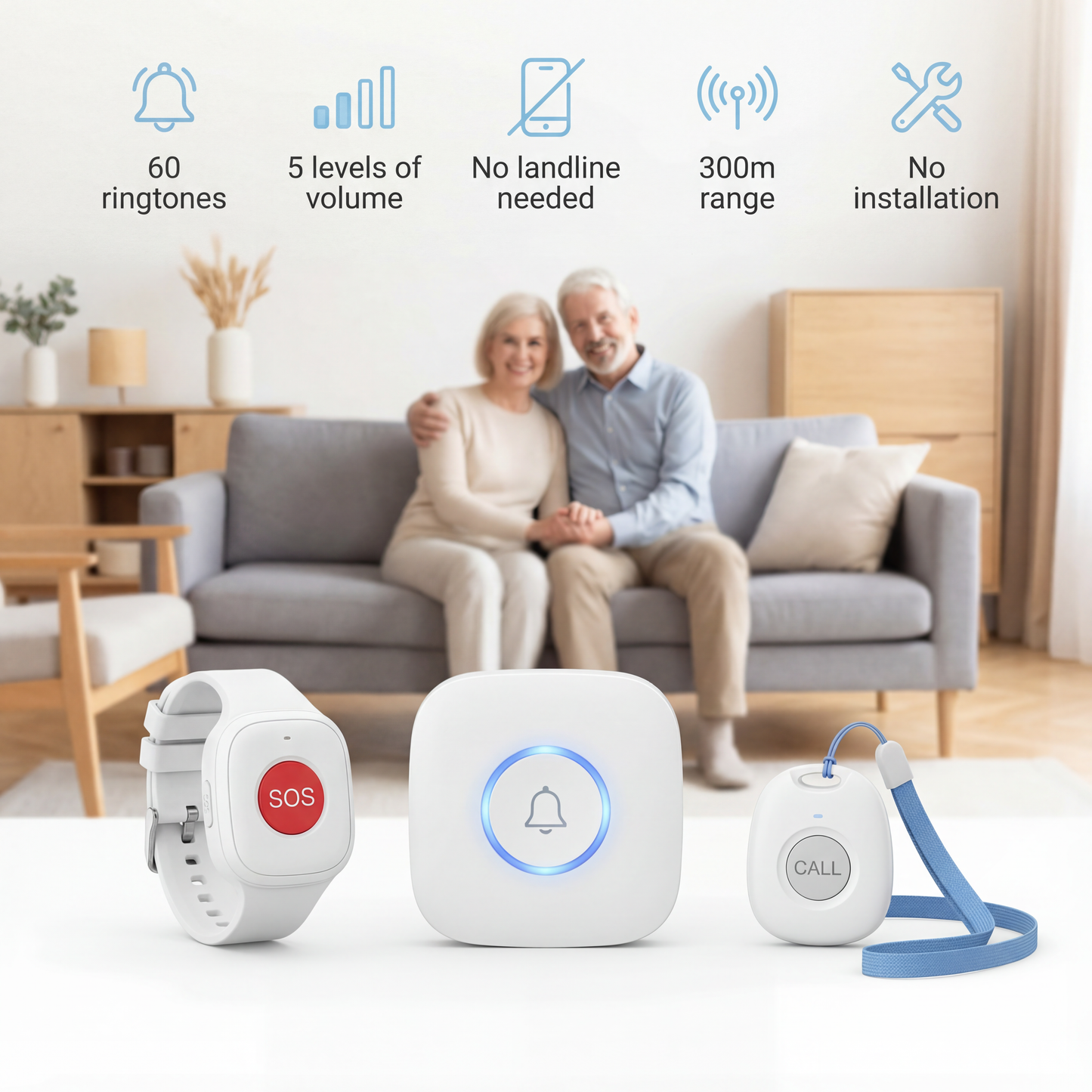 MyGuardian – Wireless Caregiver Pager & Emergency Alert Button