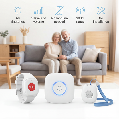 MyGuardian – Wireless Caregiver Pager & Emergency Alert Button