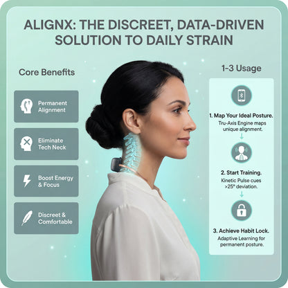 AlignX Smart Posture Corrector And Tracker