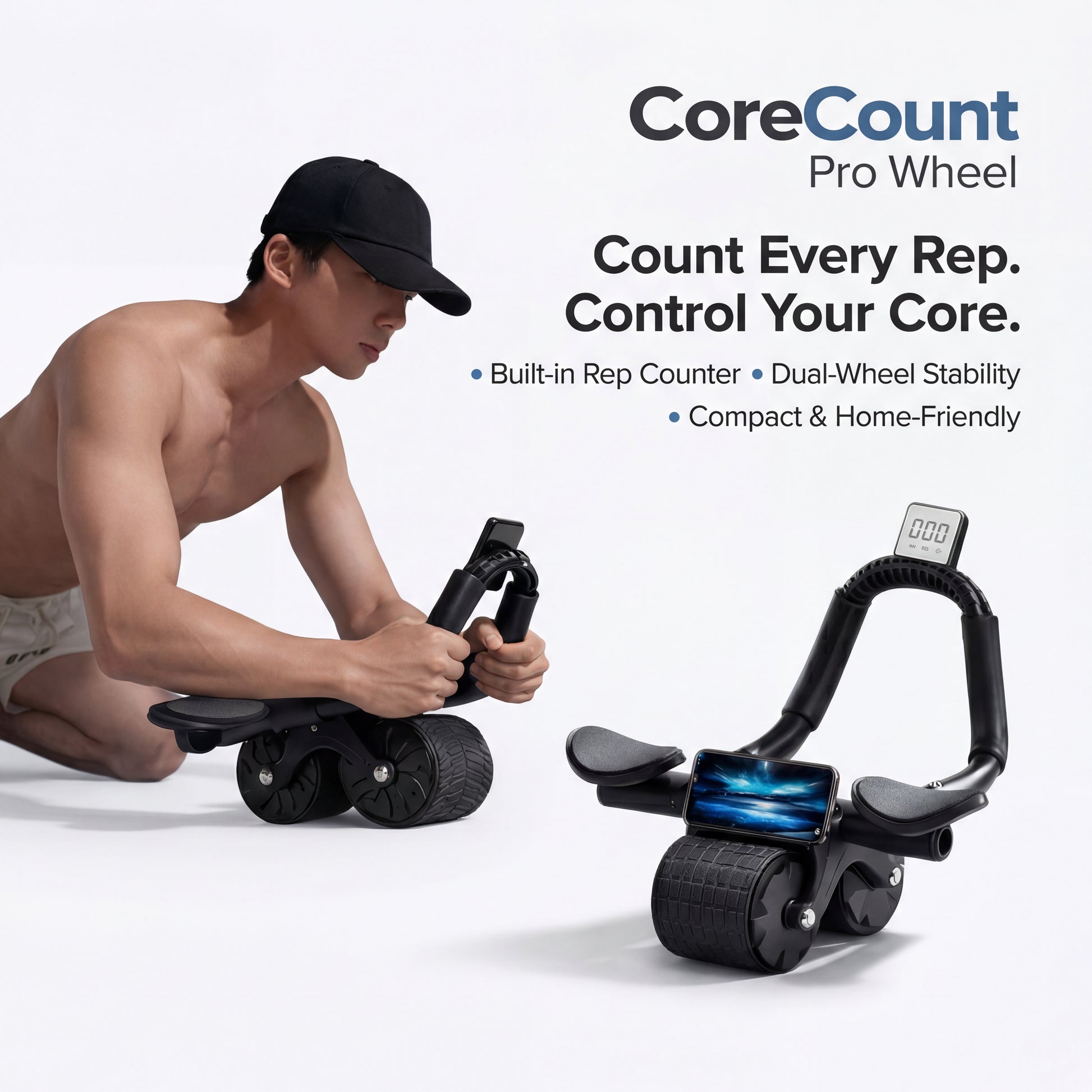CoreCount Pro ab wheel core muscles roller