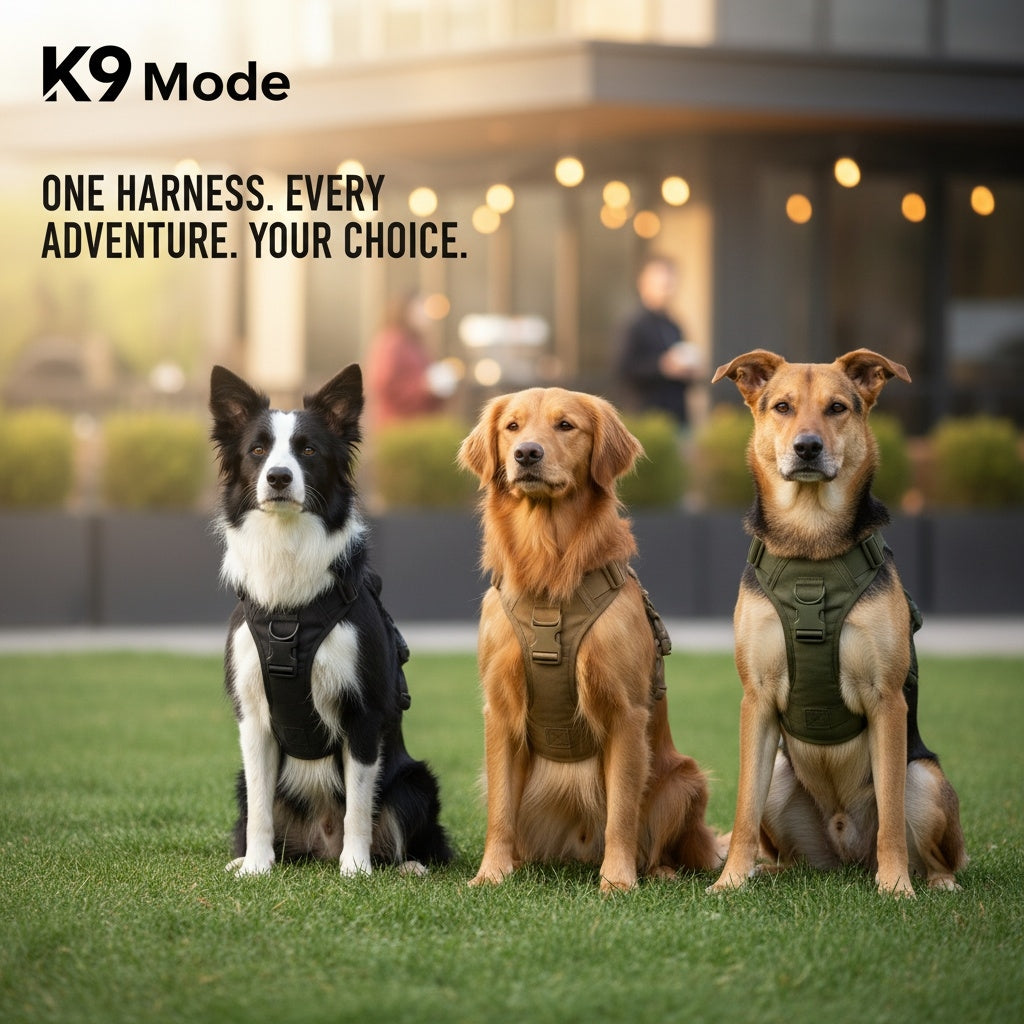 K9 Mode Tactical Dog Harness | Military-Grade No-Pull Control