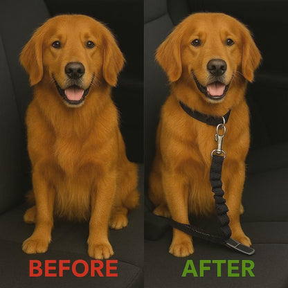 PawVogue™ Dog Car Seat Belt – Heavy Duty Travel Safety